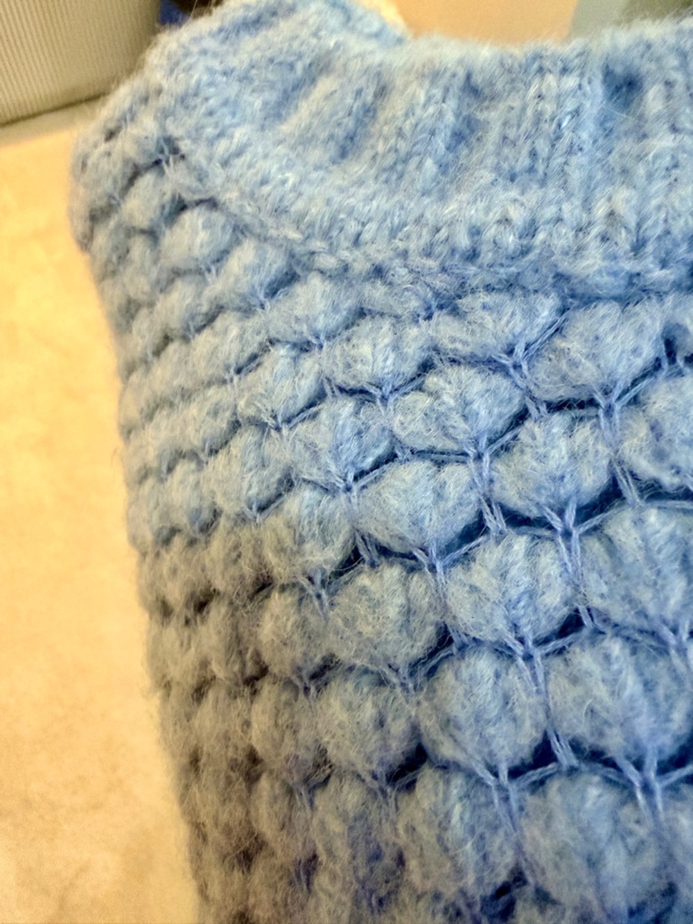 Vineyard Vines periwinkle Bubble Knit Crewneck Sweater - Picture 5 of 6